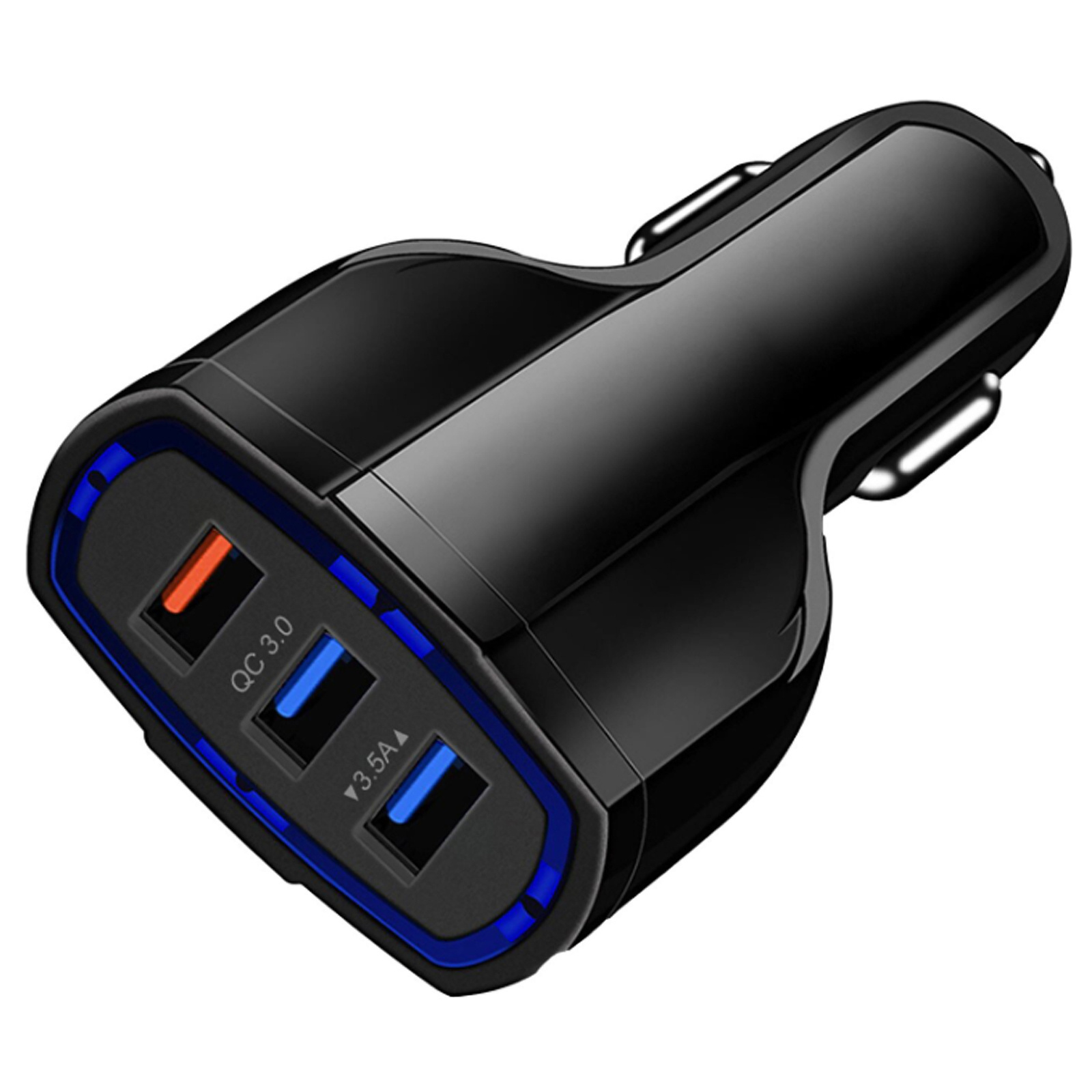 Ładowarka samochodowa 3 x USB QC 3.0
