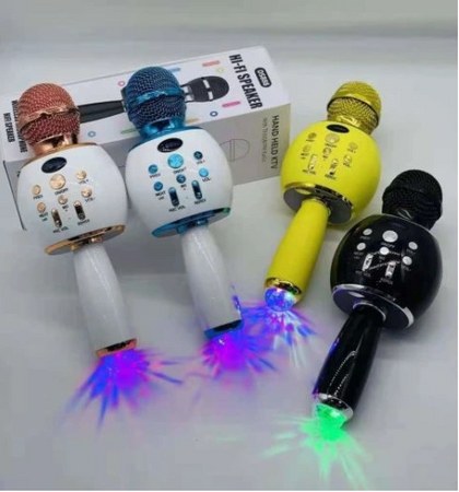 MIKROFON KARAOKE BLUETOOTH STROBOSKOP LED DISCO