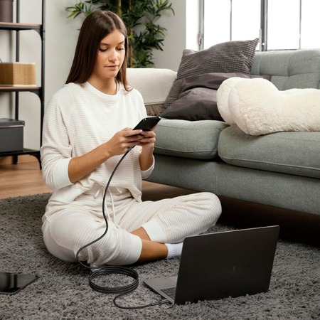 Kabel Tech-Protect UltraBoost Evo USB-C / USB-C PD 100W 5A 0.25m - czarny
