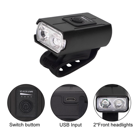 Światło rowerowe LED  6 trybów Lampka rowerowa