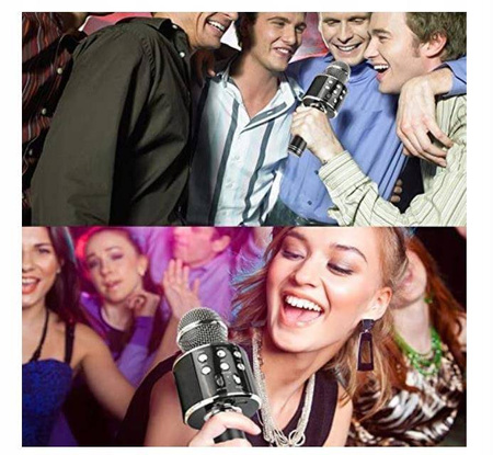 Mikrofon Zestaw Przenośny Bluetooth do Karaoke dla Dzieci
