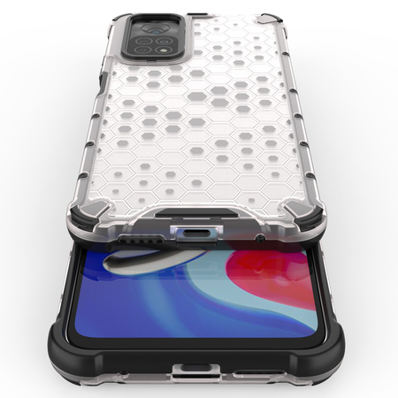 Honeycomb etui pancerny pokrowiec z żelową ramką Xiaomi Redmi Note 11S / Note 11 czarny
