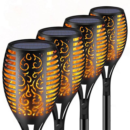 Lampka ogrodowa POCHODNIA IP 65 77cm ZESTAW 4 SZT