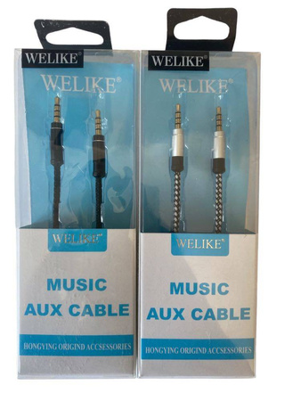 Kabel jack w oplocie 1,2 m