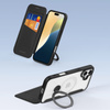 Etui Dux Ducis Skin X Pro na iPhone 16 z MagSafe, klapką i podstawką - czarne