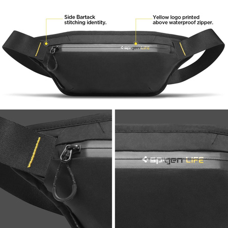 Nerka Spigen KD411 Waistbag Klasden - czarna