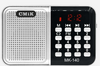  Przenośne Mini Radio FM - AUX, MicroSD, USB, Wymienny Akumulator 18650, Mocny Bas