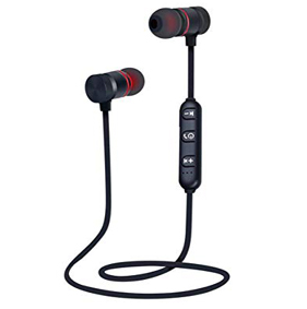 Słuchawki SPORTOWE BEZPRZEWODOWE Douszne BLUETOOTH MIKROFON Magnes 2 Kolory