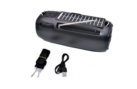 Głośnik Bluetooth Głośnik z Przenośnym power bankiem solarnym 