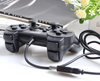 Joystick do gier Czarny przewodowy kontroler gier Gamepad Nowy USB 2.0 na PC Windows 10