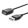 Kabel USB A (M) – USB A (F) 2m MĘSKI ŻEŃSKI