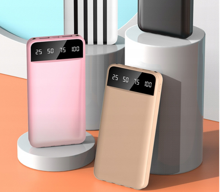 Przenośny power bank z kablem do transmisji danych 12000mAh