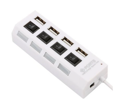 M2 10053 / HUB z czterema  wejściami USB Zasilacz USB 4
