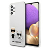 Etui Karl Lagerfeld Karl & Choupette na Samsung Galaxy A32 5G - przezroczyste
