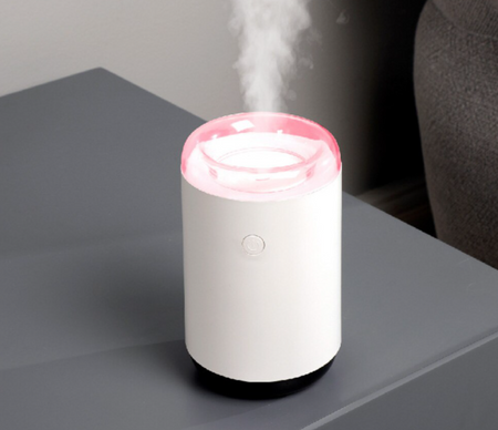 Mini ultradźwiękowy nawilżacz powietrza USB Rozpylacz olejków aromatycznych Z kolorowym światłem