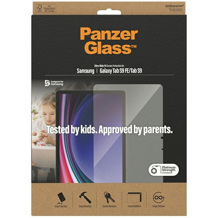 Szkło hartowane PanzerGlass Ultra-Wide Fit na Samsung Galaxy Tab S9 / S9 FE