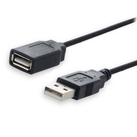 Kabel USB A (M) – USB A (F) 2m MĘSKI ŻEŃSKI