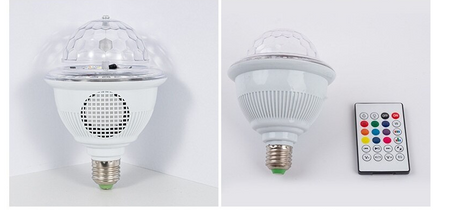 M2/ Kryształowa obracająca się świetlna kula Reflektor LED