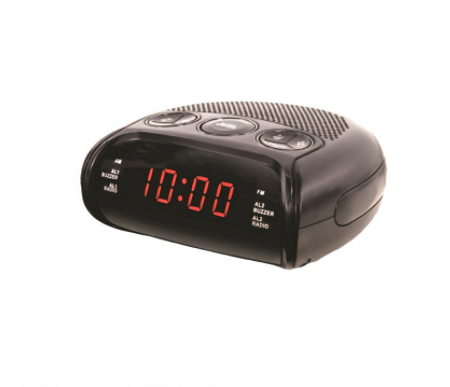 M4 CR-3193 / Radiobudzik budzik zegar zegarek z cyfrowym radiem fm