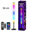 NAROŻNA LAMPA PODŁOGOWA STOJĄCA LED RGB PILOT DO SALONU SYPIALNI 56 cm
