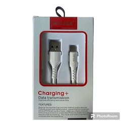 Kabel USB-A - TYPE-C 3A 1m, biały