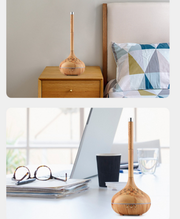 M2/ Nawilżacz Dyfuzor zapachowy z podświetleniem RGB i timer