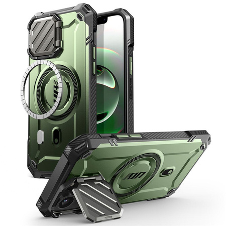 Etui Supcase UB XT Mag MagSafe na iPhone 16e - oliwkowe