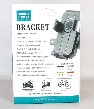 UCHWYT ROWEROWY NA TELEFON, UCHWYT MOTOCYKLOWY