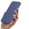 Etui Dux Ducis Skin X Pro na iPhone 15 Plus z MagSafe i klapką - niebieskie