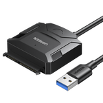 Ugreen kabel adapter do dysku 2.5'' / 3.5'' (USB-A 3.0 - SATA) czarny (CR108)
