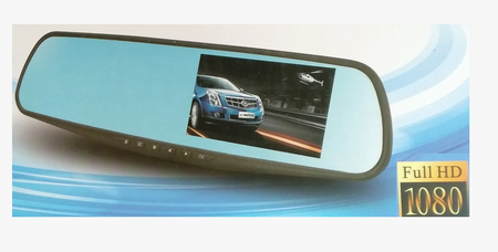 Wideorejestrator Kamera na Lusterko wsteczne 5" DVR z Full HD