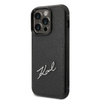 Etui Karl Lagerfeld Signature Logo Cardslot na iPhone 14 Pro 6,1" - czarne