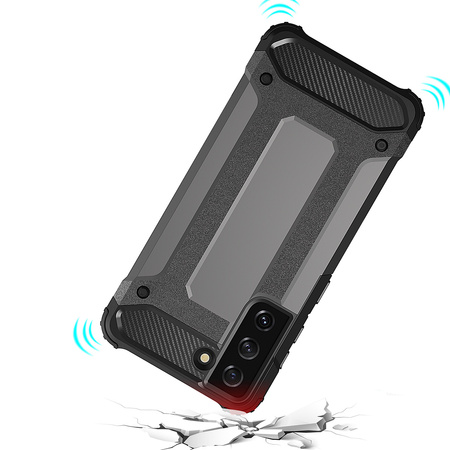 Hybrid Armor etui do Samsung Galaxy S23+ pancerny hybrydowy pokrowiec czarne