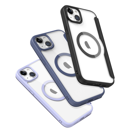 Etui Dux Ducis Skin X Pro na iPhone 15 z MagSafe i klapką - czarne