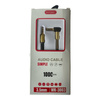 WK-3002 Kabel Aux Audio 3,5 mm (1 m) do samochodu, domu, iPhone'a, smartfona, iPoda i iPada