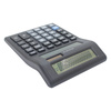 Kalkulator biurkowy 14-cyfrowy z podwójnym ekranem LCD i zasilaniem solarno-bateryjnym