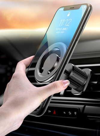 Uchwyt magnetyczny do kratki nawiewu dedykowany iPhone