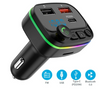 P3 20W podwójna szybka ładowarka USB do samochodu z odtwarzaczem Mp3, Bluetooth i zestawem głośnomówiącym