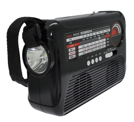 Radio solarne odtwarzacz Bluetooth reflektor LED MK-192