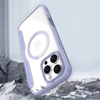 Etui Dux Ducis Skin X Pro na iPhone 16 Pro z MagSafe i klapką - fioletowe