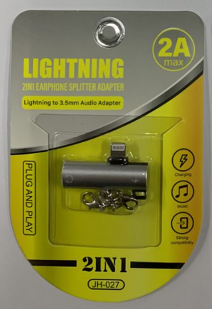 Kabel MFi Lightning do 3,5 mm Jack AUX dla iPhone SE 2 iPhone 7 8 plus XR Xs MAX 3,5 mm Lightning 3,5 Słuchawki Adapter Audio Splitter
