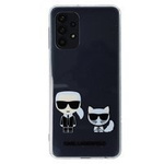 Etui Karl Lagerfeld Karl & Choupette na Samsung Galaxy A32 5G - przezroczyste