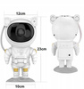 PROJEKTOR GWIAZD Lampka Nocna Rzutnik Dla Dzieci Led Laserowy ASTRONAUTA