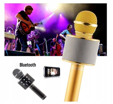 Mikrofon Zestaw Przenośny Bluetooth do Karaoke dla Dzieci