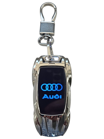 Brelok AUDI LED RGB Zapalniczka elektryczna plazmowa, breloczek do kluczy, zawieszka