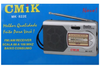 Mini Radio Kieszonkowe AM/FM - Kompaktowe, Na Baterie, Wyjście Słuchawkowe