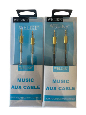 Kabel jack wzmacniane końcówki 1,2 m
