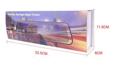 Wideorejestrator lusterko 10 cali FULL HD  + kamera cofania