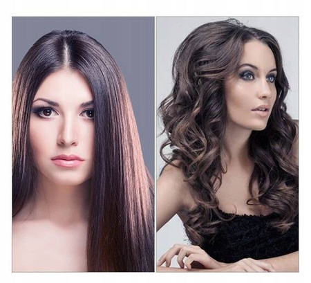 Prostownica do włosów z szeroką płytką ceramiczną Kemei KM-740