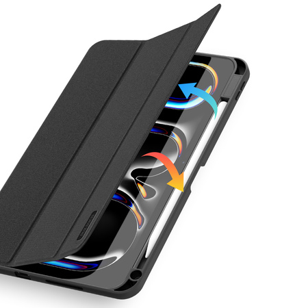 Etui Dux Ducis Domo z klapką i smart sleep na iPad Pro 11" 2024 - czarne
